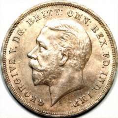 Obverse of 1935 Silver Jubilee Crown